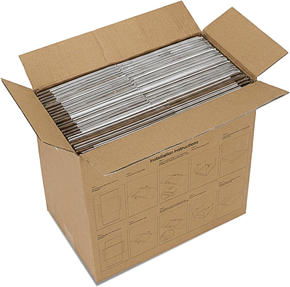 HORLIMER 25 Pack 12.8x12.8x1 Self-Sealing Shipping Boxes, Vinyl Record Mailer...