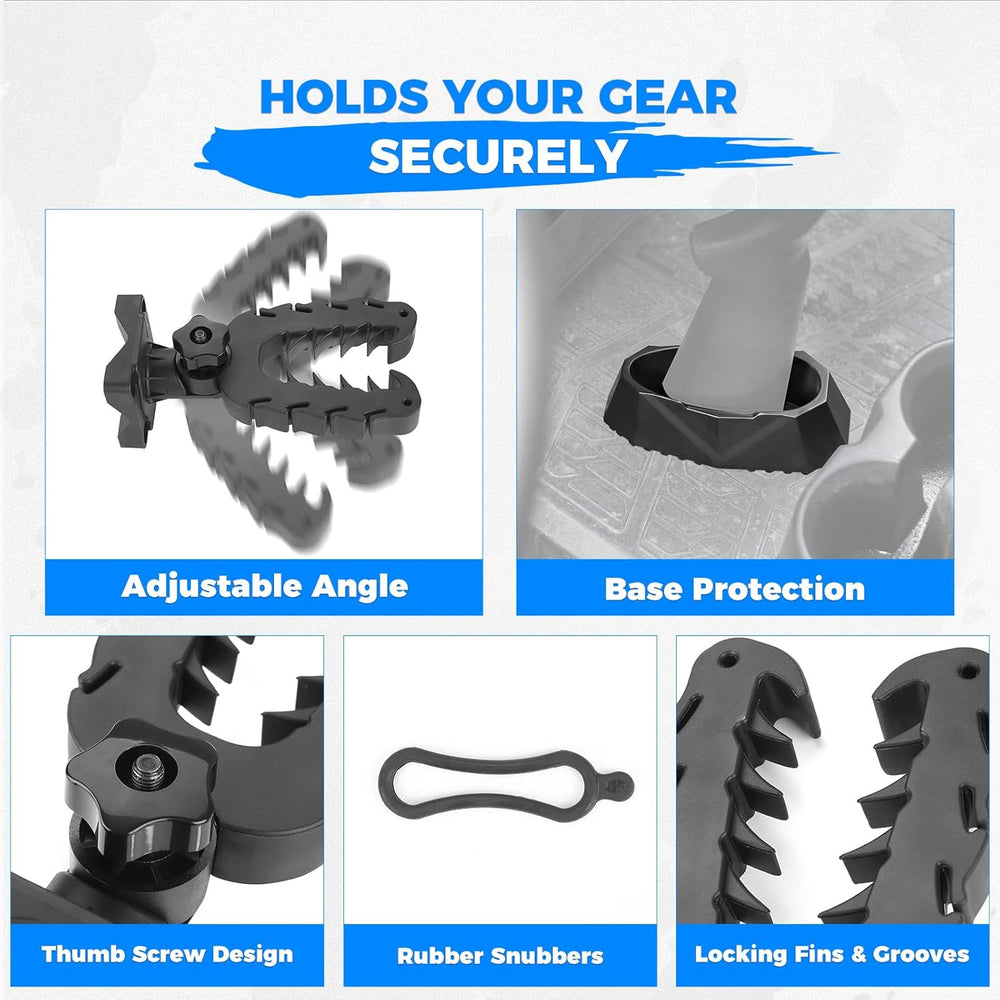 KEMIMOTO UTV Hunting Tool Holder, Compatible with Polaris Ranger General