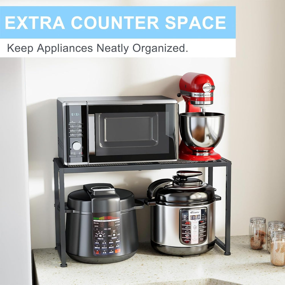 Expandable Storage Shelves Rack, Heavy Duty Metal Shelving Unit and Storage