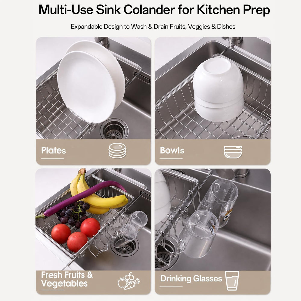 Dish Drying Rack, 2 Pack Dish Drainer with Cup Holder