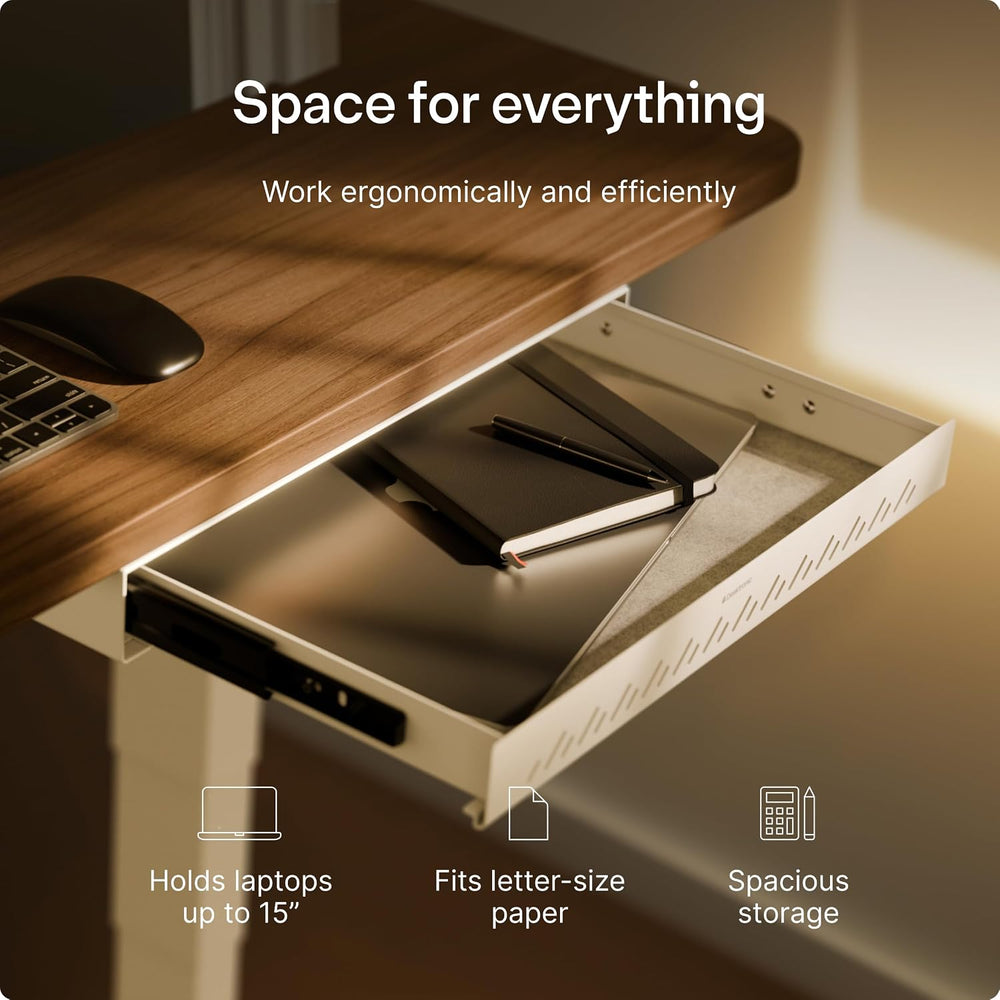 Desktronic Under Desk Drawer — Hidden Under-Desk Storage Organizer, Easy Inst...