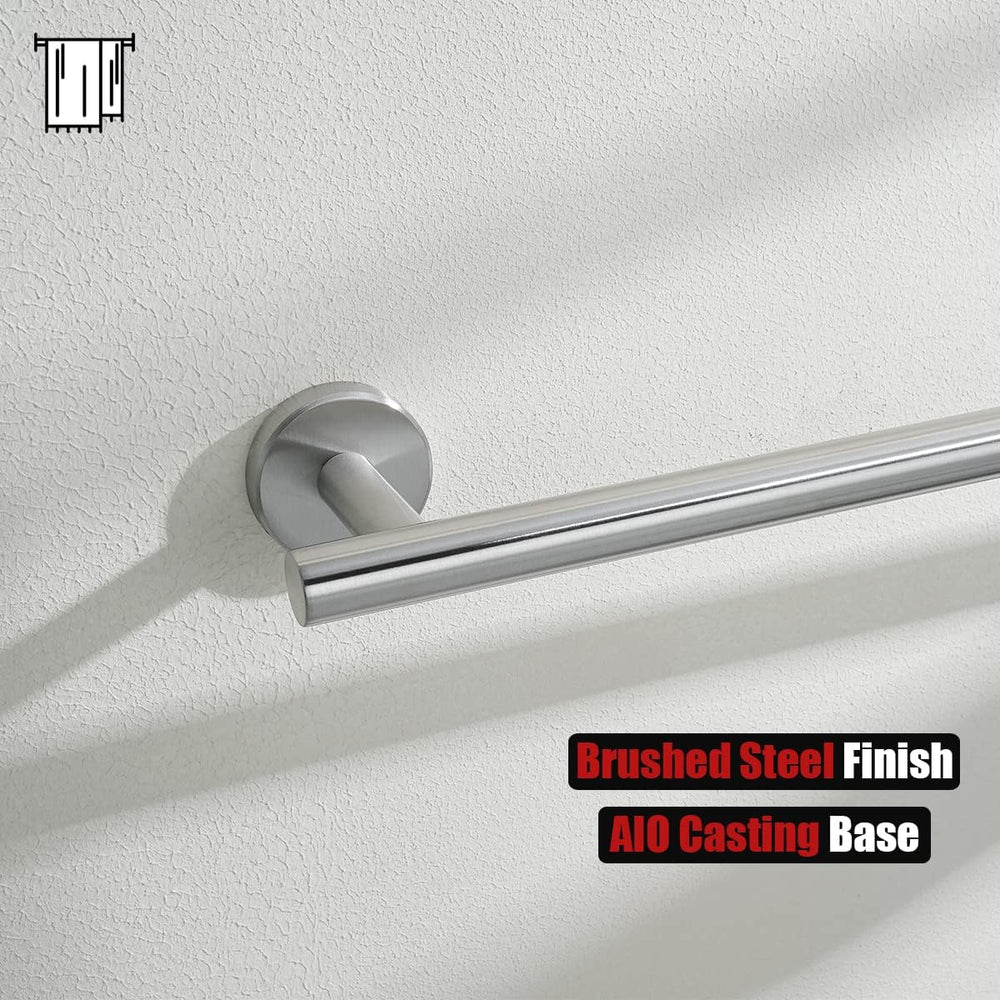 JQK Bath Towel Bar, 33 Inch 304 Stainless Steel Thicken 0.8mm Single Towel Ra...