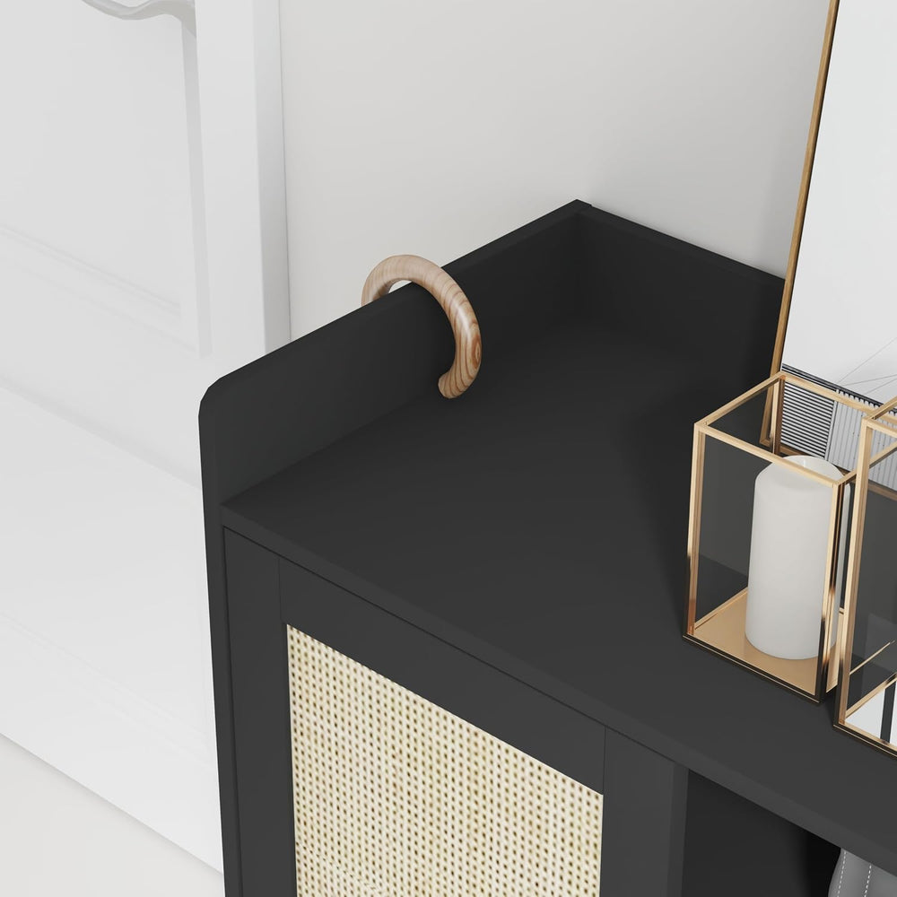 Shoe Rack,Shoe Storage,Rattan Shoe Cabinet for Entryway,Shoe Storage Cabinet ...