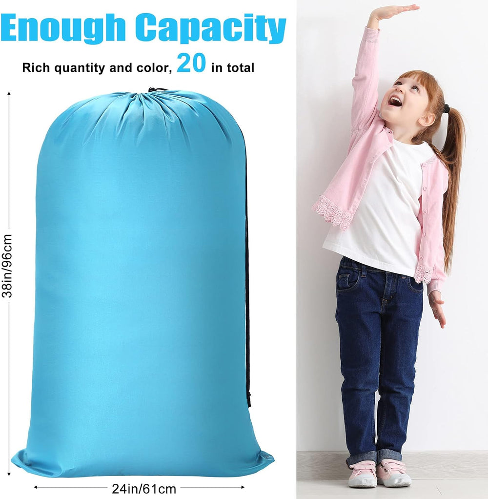 Sanwuta 80 Pcs Large Laundry Bags Bulk,Multicolor