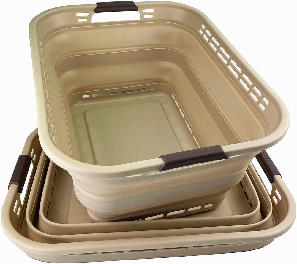 SAMMART 42L (11 gallons) Collapsible Plastic Laundry Basket - Portable Pop Up...