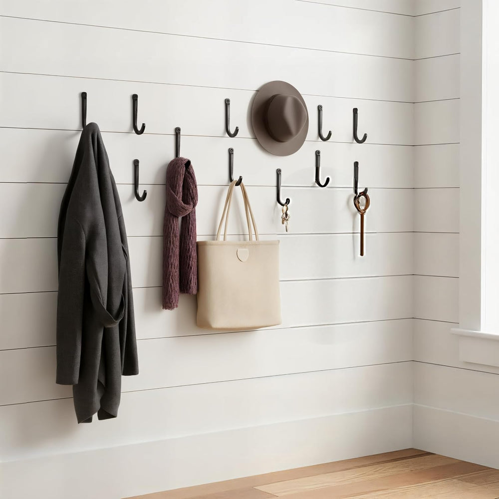 Rustic State Sabo Wall Mount Cast Iron Hooks Coat Towel Bag Hat Hanger Multiu...