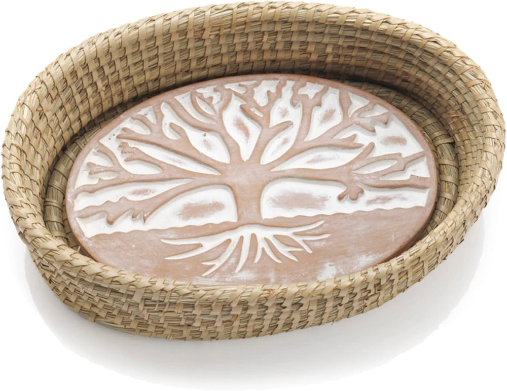 Bread Basket with Terracotta Warmer, Bread Basket for Serving, Sized 12.5&quo...