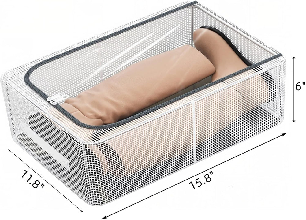 3 Pack Clear Shoe Closet Organizer for Boots Sneaker, 15.8" x 11.8"...