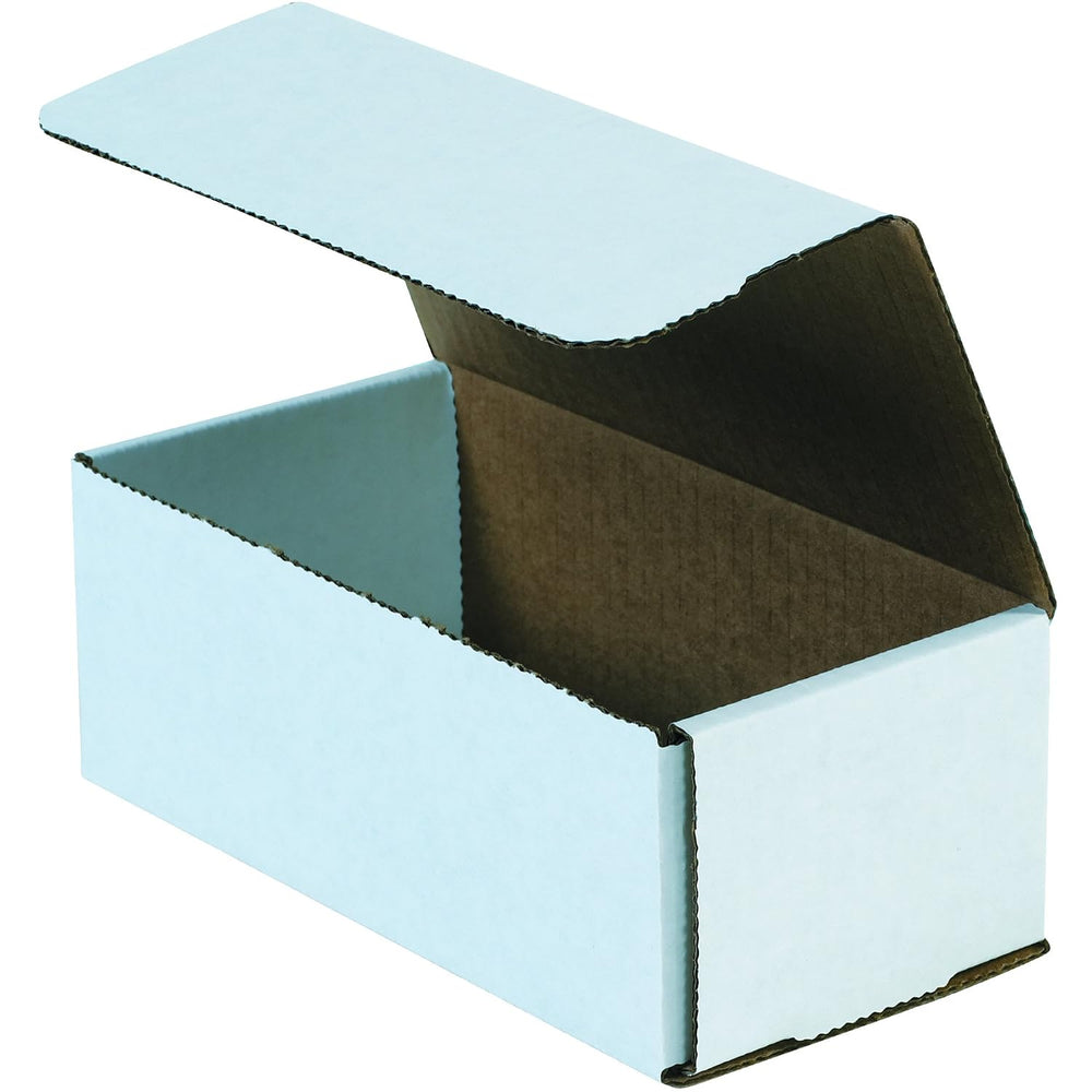 Boxes Fast BFM843 Corrugated Cardboard Mailers, 8 x 4 x 3 Inches, Tuck Top On...