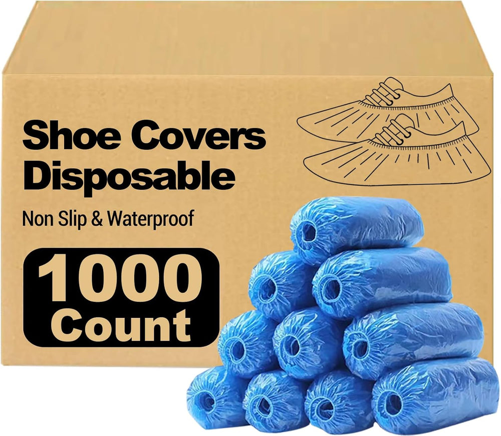 1000 Pieces(500 Pairs) Shoe Covers Disposable, Waterproof,Non-Slip for Variou...