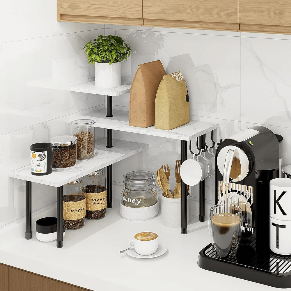 Homode Bathroom Counter Organizer Corner Shelf, Kitchen Countertop Organizer,...