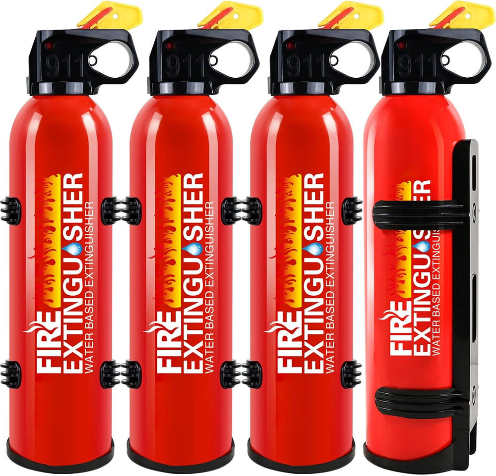 Upgrade Fire Extinguisher for Home, 4Pack Car Fire Extinguishers with Mount,