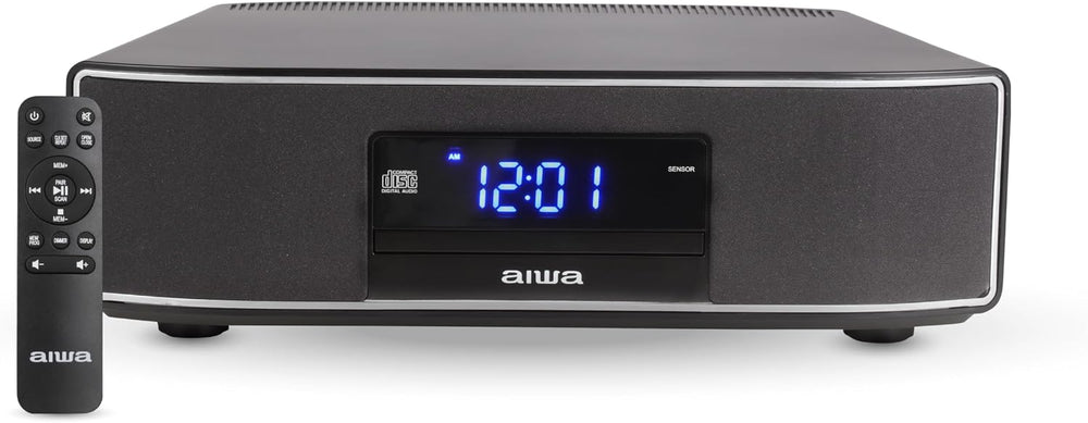 Aiwa - Exos 30W Home Speaker with CD Player, Bluetooth & FM Radio