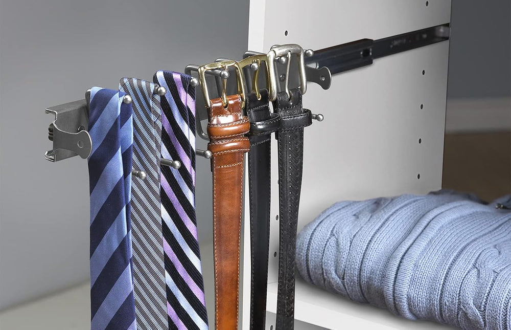 ClosetMaid SuiteSymphony Tie, Belt or Jewelry Rack, Sliding Slide Out Closet ...