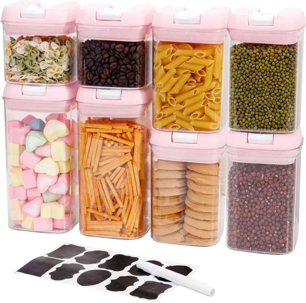 Airtight Food Storage Containers -8 Piece Plastic Airtight Containers