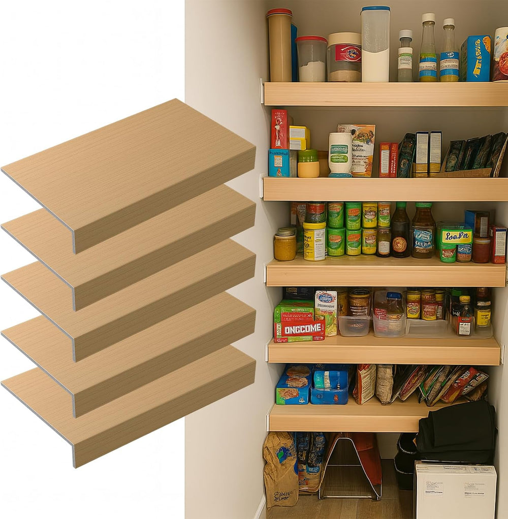 5 Pack 38x16in Wire Shelf Cover for Pantry, Closet, Kitchen – Waterproof PVC ...