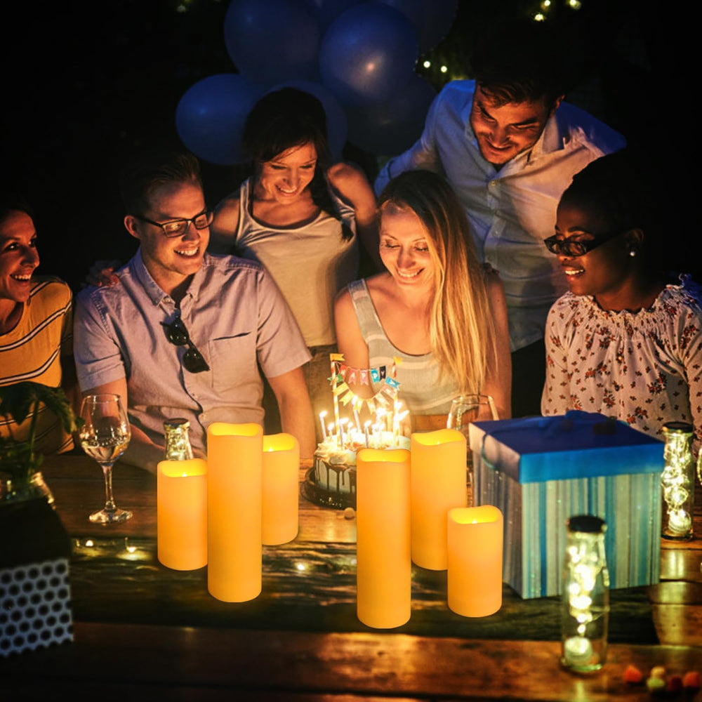 LED Candles 48Pack,Flickering Flameless Design,Operated by Remote with Timer ...