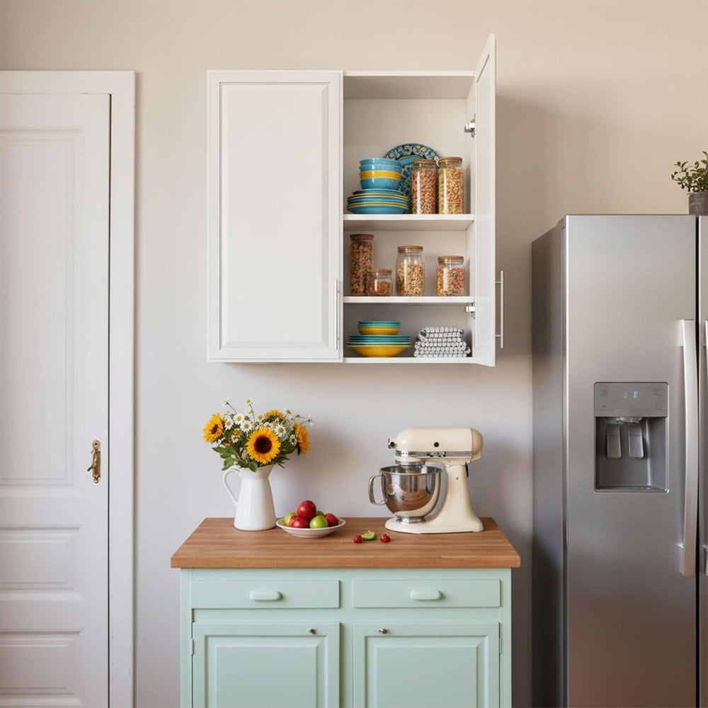 Furnaza 30" W Wall Cabinets for Laundry Room with Adjustable Shelf