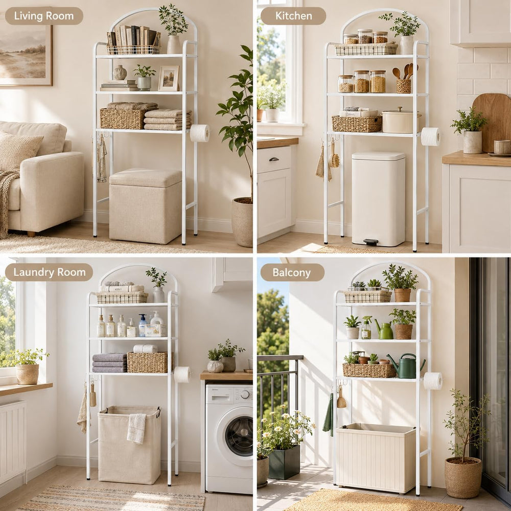 3 Tier Over The Toilet Storage Rack, Bathroom Organizer