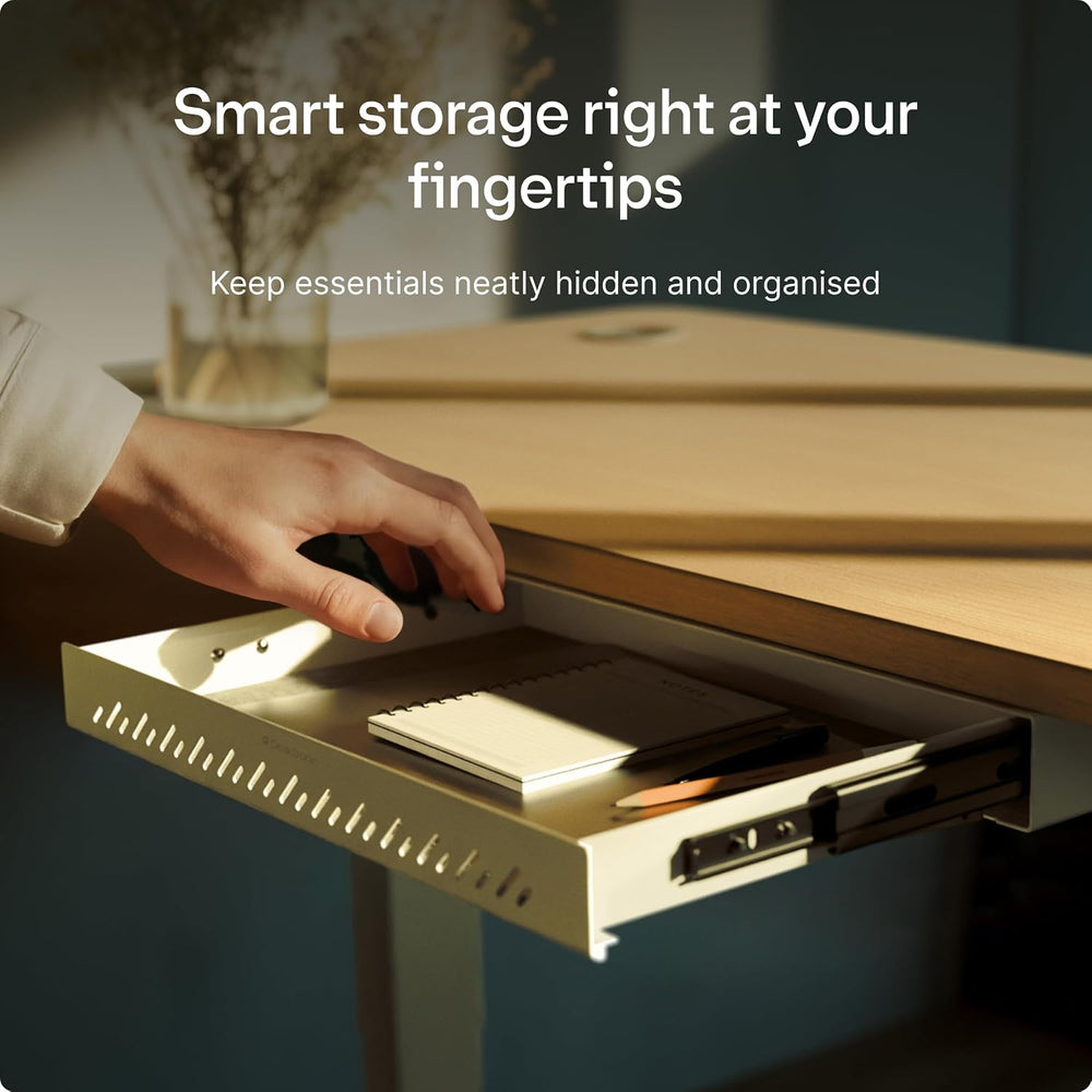 Desktronic Under Desk Drawer — Hidden Under-Desk Storage Organizer, Easy Inst...