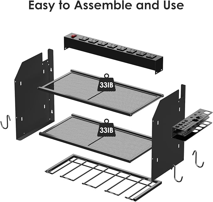 CCCEI Modular Power Tool Organizer Wall Mount
