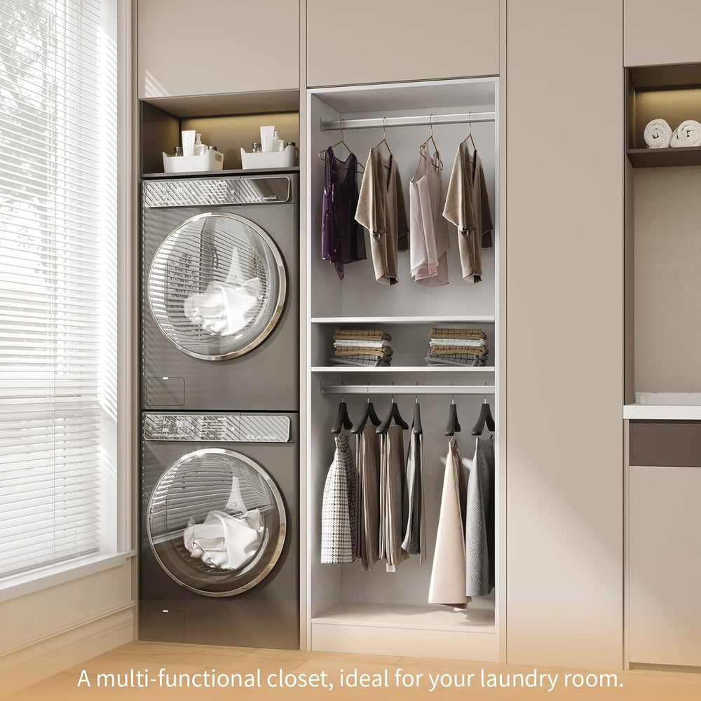 VOWNER 25''W Freestanding Closet System Walk-in Wardrobe Closet Tower