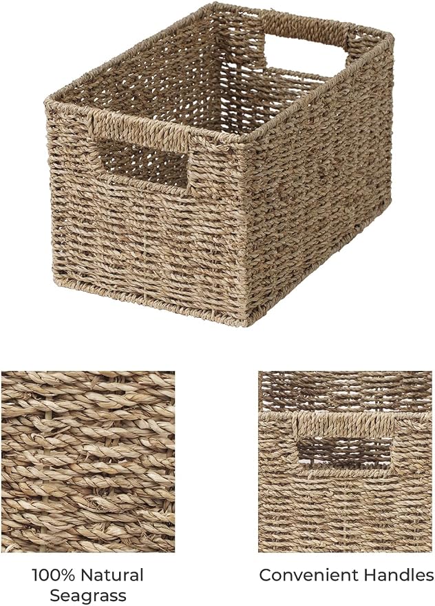StorageWorks Wicker Storage Basket (2-Pack)
