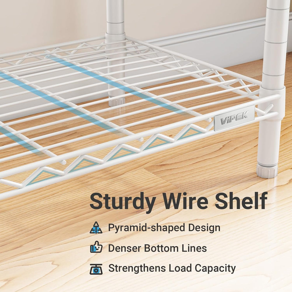 VIPEK X30 Expandable Clothes Rack Adjustable from 5' to 6'11", 9...