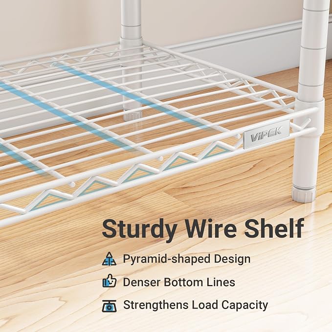 VIPEK Classic V6 Wire Garment Rack 5 Tiers Heavy Duty Clothes Rack