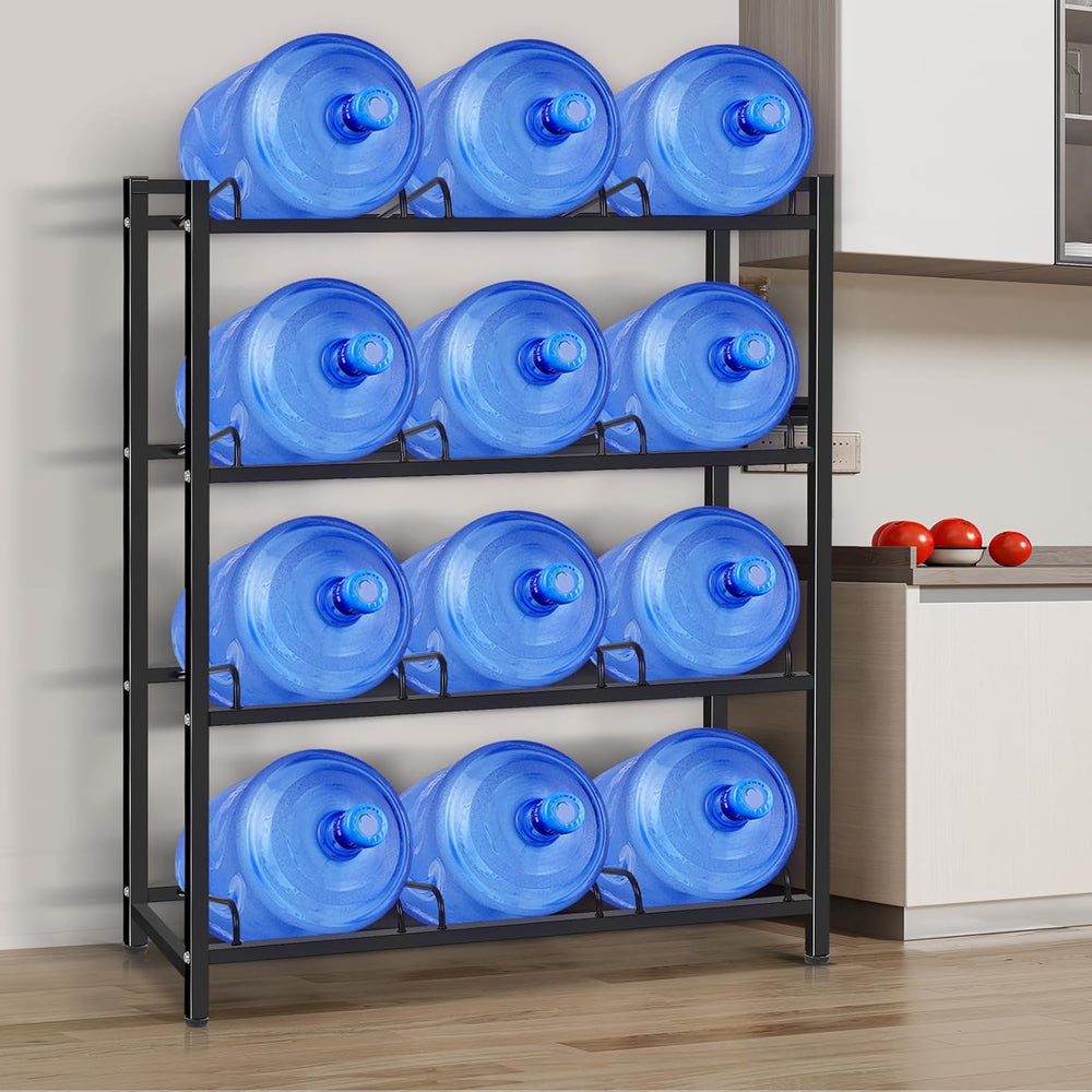 jolybebe 5 Gallon Water Jug Holder for 12 Bottles Without Wobbling, New Upgra...