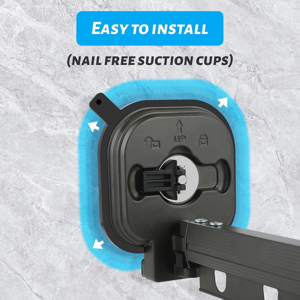 Clothes Drying Rack Wall Mounted with Suction Cup, Drying Racks for Laundry