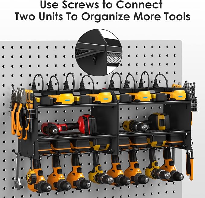 CCCEI Modular Power Tool Organizer Wall Mount