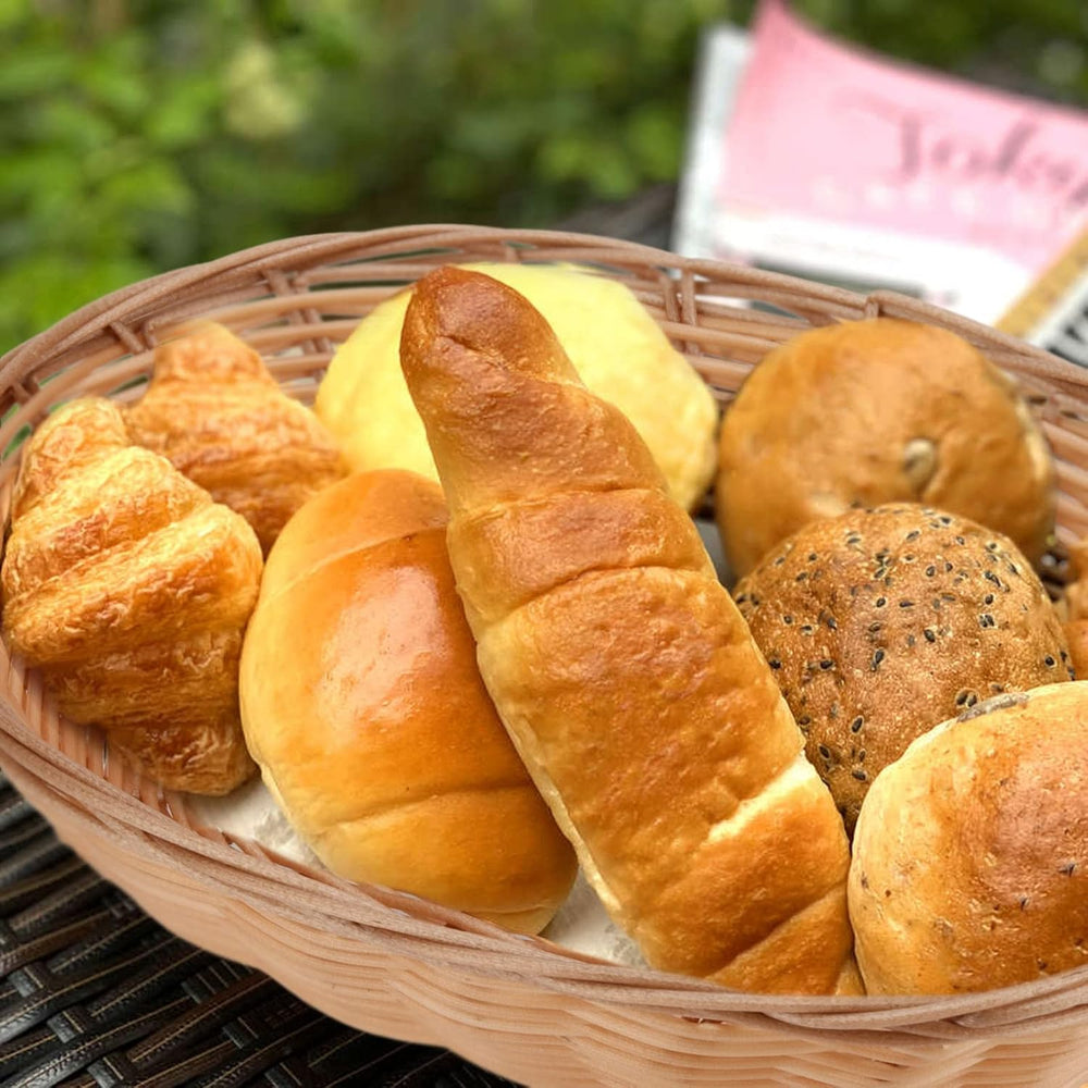 HOZEON 15 Pack Plastic Oval Basket, 11 x 7.87 x 2.8 Inches Wicker Bread Baske...