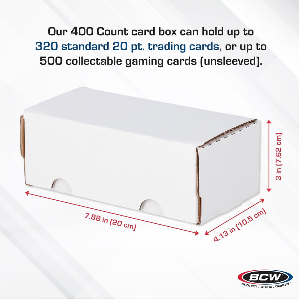BCW 400-Count Trading Card Storage Box | Baseball Card Storage Box for Sports...