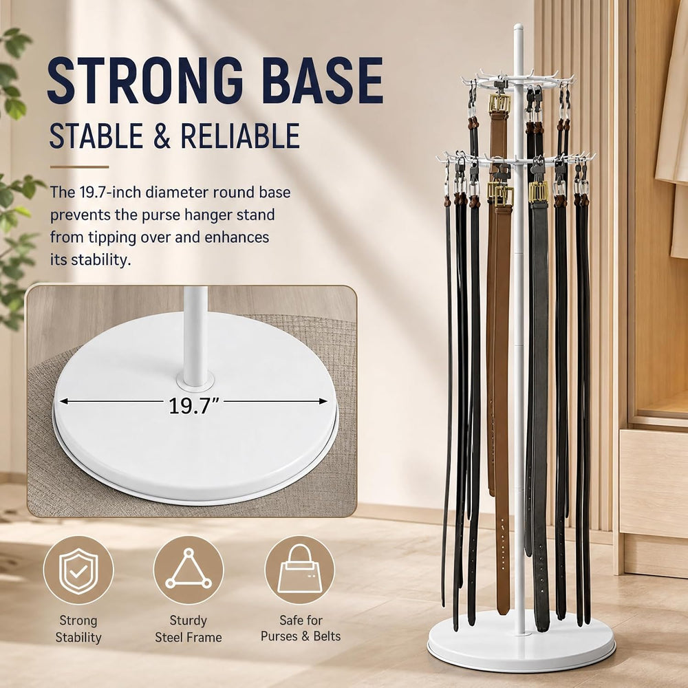 Floor Standing Belt Display, Tie Rack Floor Mounted Belt Hanger Belt Display ...