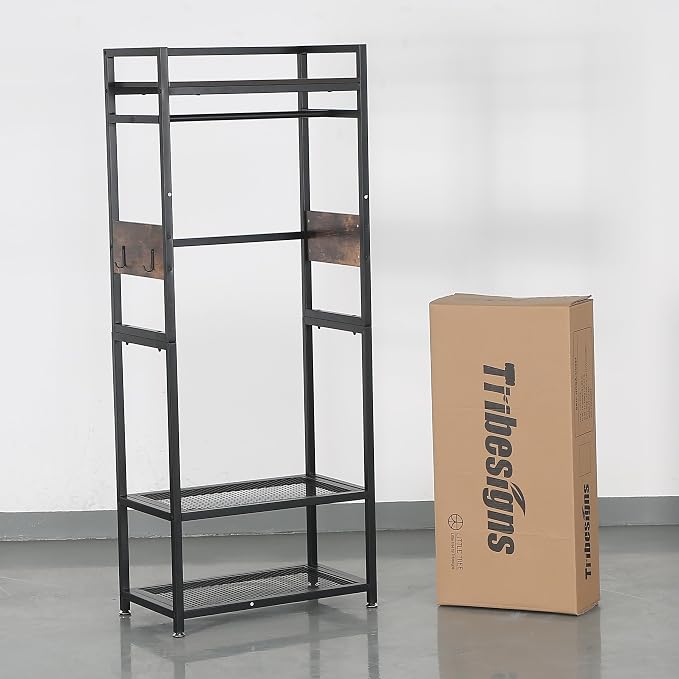 Tribesigns Small Heavy Duty Clothes Rack