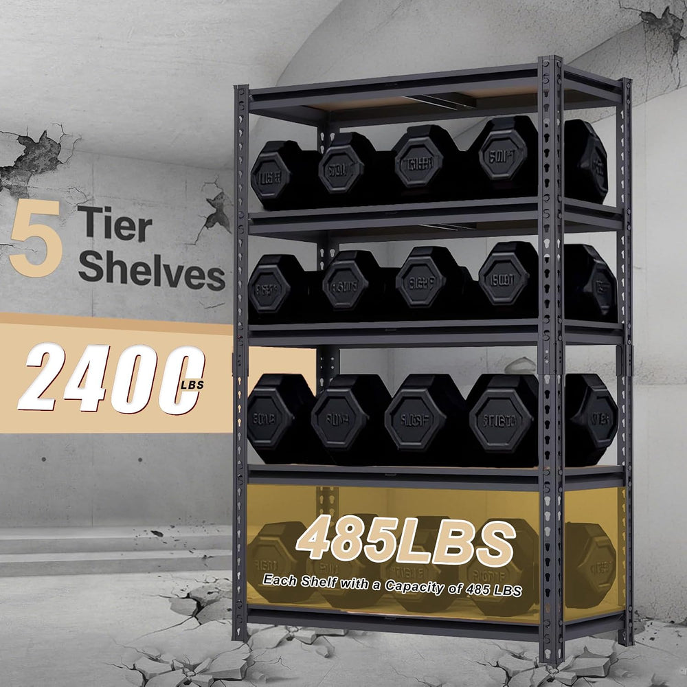 Garage Storage Shelves 72'',Ajustable Garage Shelving Units, Storage ...