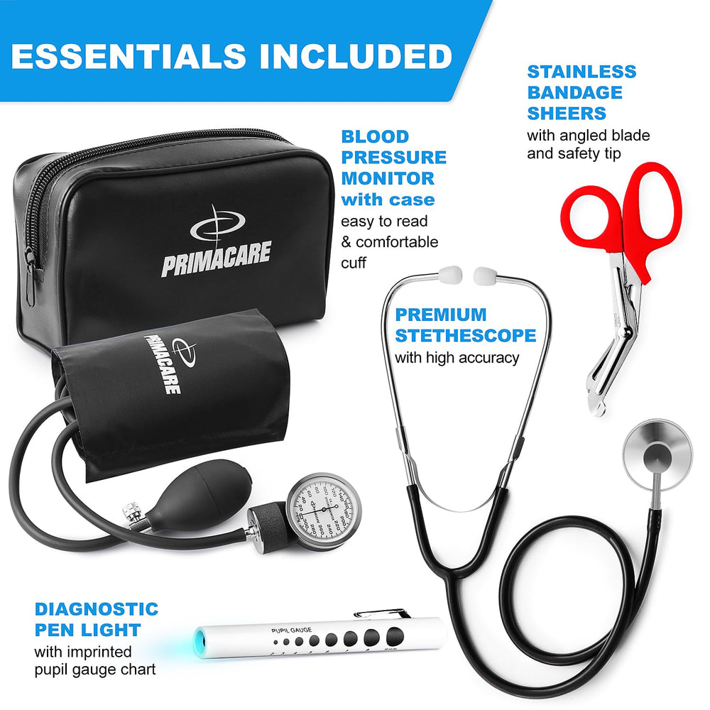 Primacare Fully Stocked Reflective Trauma Bag - 17" x 9" x 7" ...