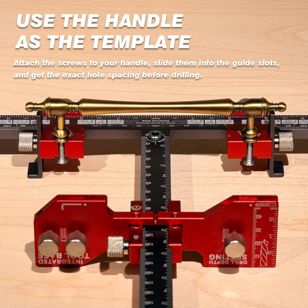 Cabinet Hardware Jig Tool Drawer Pull Jig Cabinet Handle Template Tool Jig