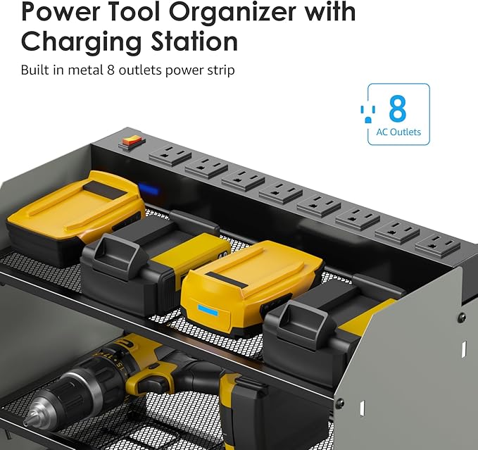 CCCEI Modular Power Tool Organizer Wall Mount