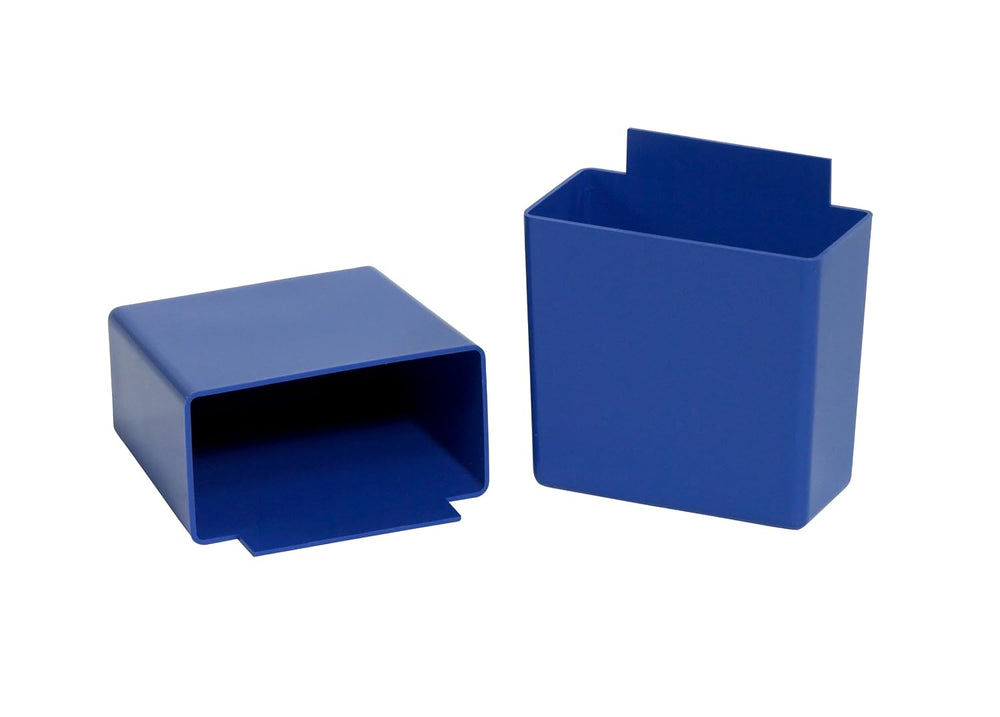 BOX USA (48 Pack) BINC313B Blue Plastic Bin Cups, 3-1/4 x 1-3/4 x 3 Inches, f...