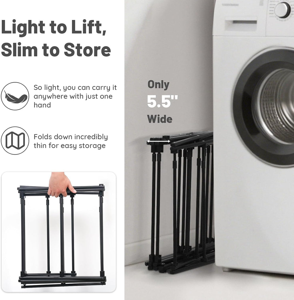 ZOES HOMEWARE 4 Tier Clothes Drying Rack Foldable | Foldable Clothing Drying ...