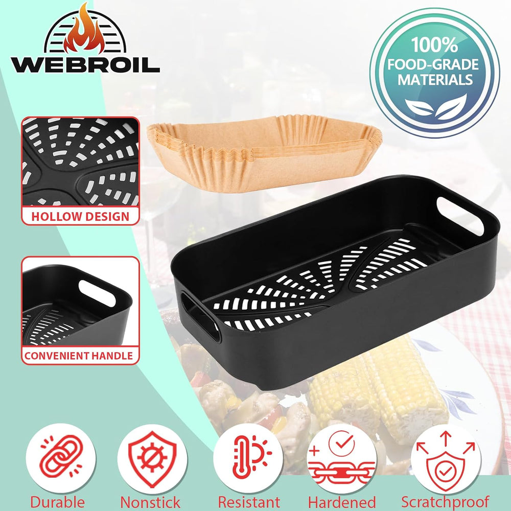 Nonstick Foodi Combo Crisper Basket for Ninja FG551 Foodi Indoor Grill