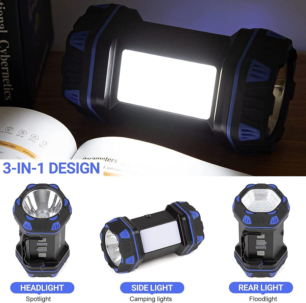 Led Camping Lantern Rechargeable, Camping Flashlight 1500LM, 8 Light Modes, C...