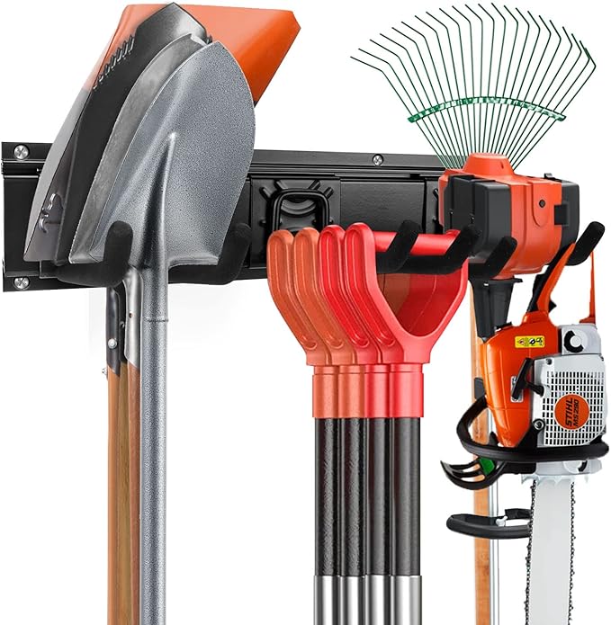 Garden Tool Rack Set, Garage Wall Organization Hanger