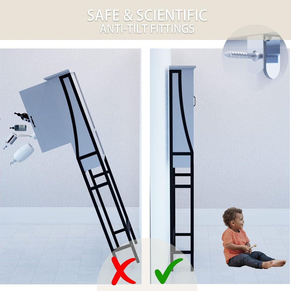 Over The Toilet Rack for Bathroom, Over The Toilet Storage Cabinet, Over Toil...