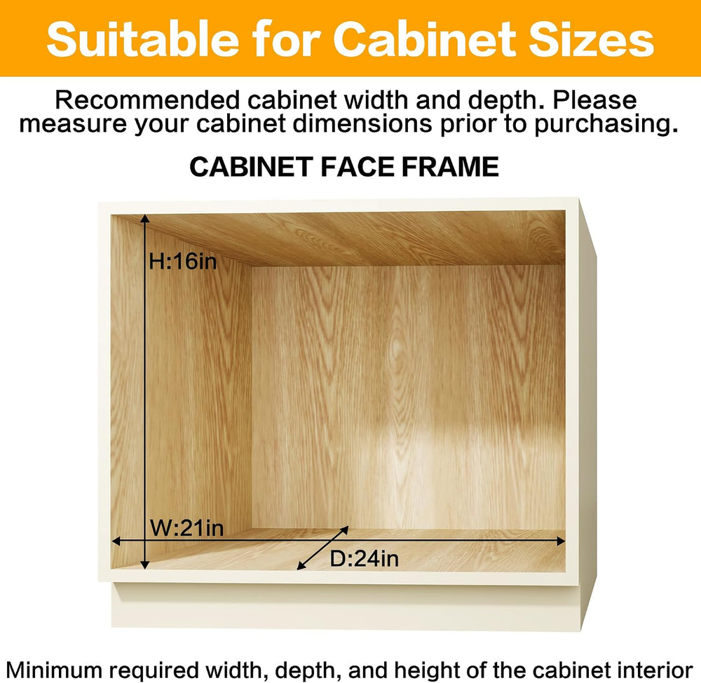 2-Tier Kitchen Cabinet Pull Out Shelf and Drawer Organizer Slide Out Pantry S...
