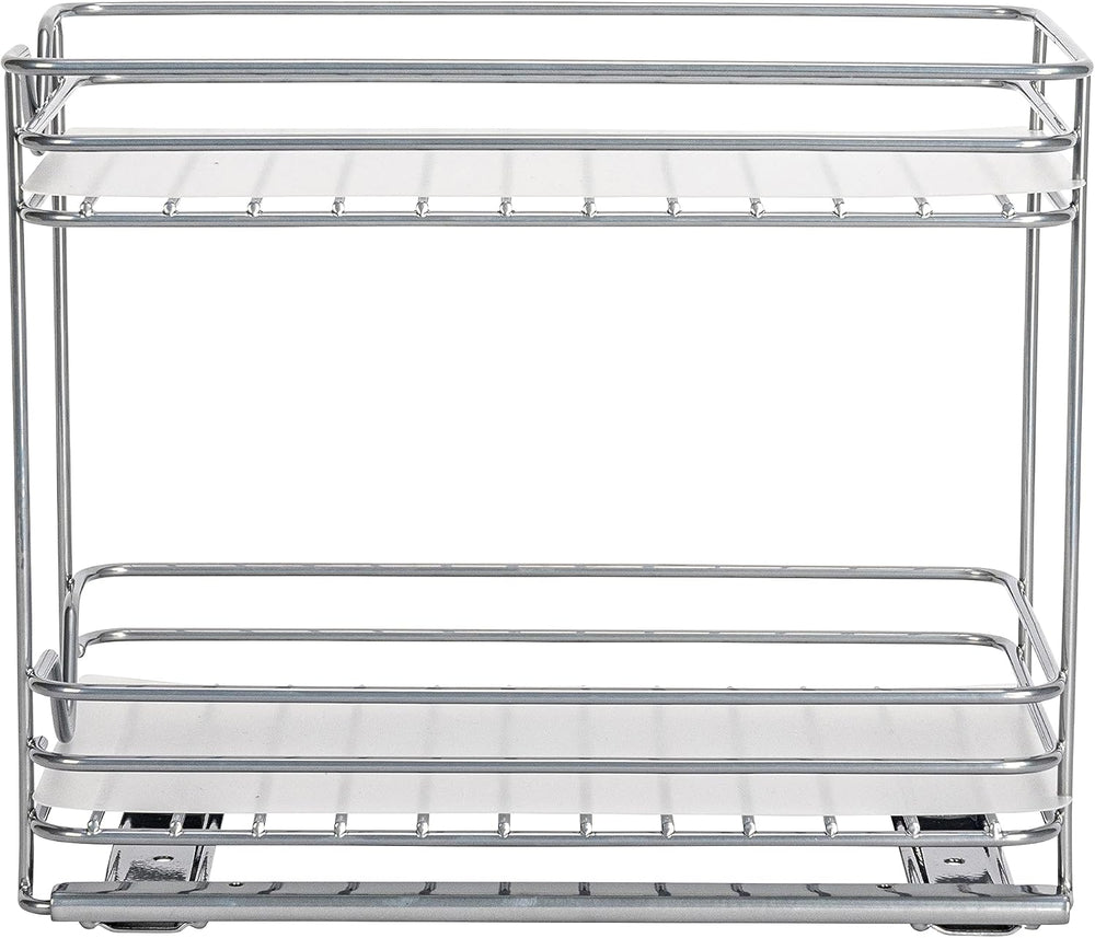 Household Essentials Glidez Paint-Finished Steel Pull-Out/Slide-Out Storage O...