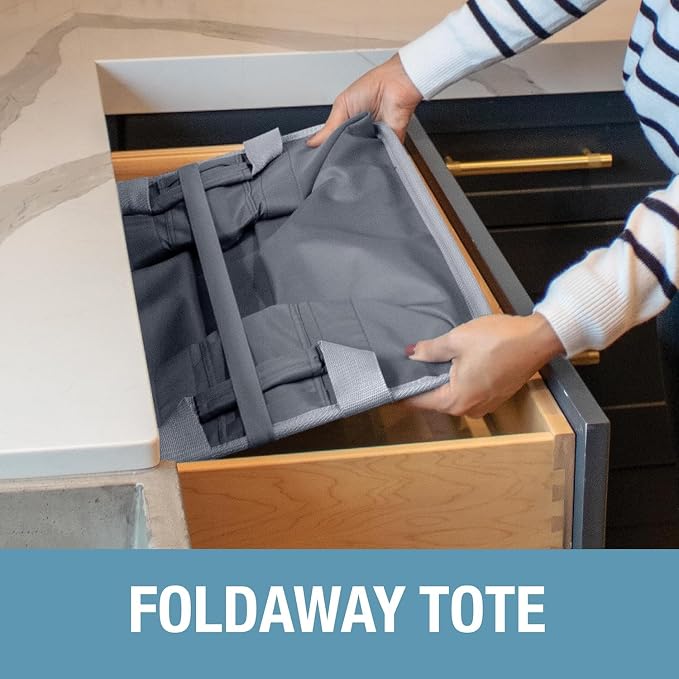 CleverMade Collapsible Laundry Basket Hamper (2 Pack)