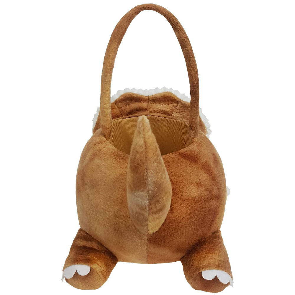 Personalized Halloween Basket 3D Plush Triceratops Dinosaur Trick ot Treat Ba...